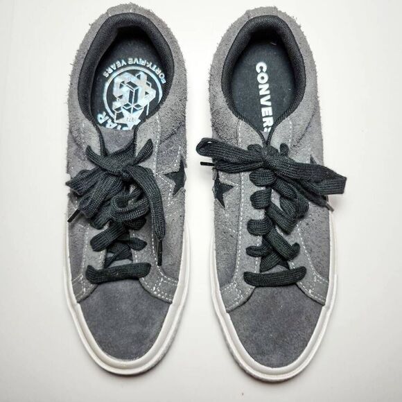 Converse Chuck Taylor One Star OX 263680C Gray Sneakers Boys Size 6 Kids Youth - Picture 2 of 8